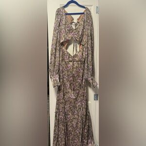 NWT For Love & Lemons Wynne Maxi Dress